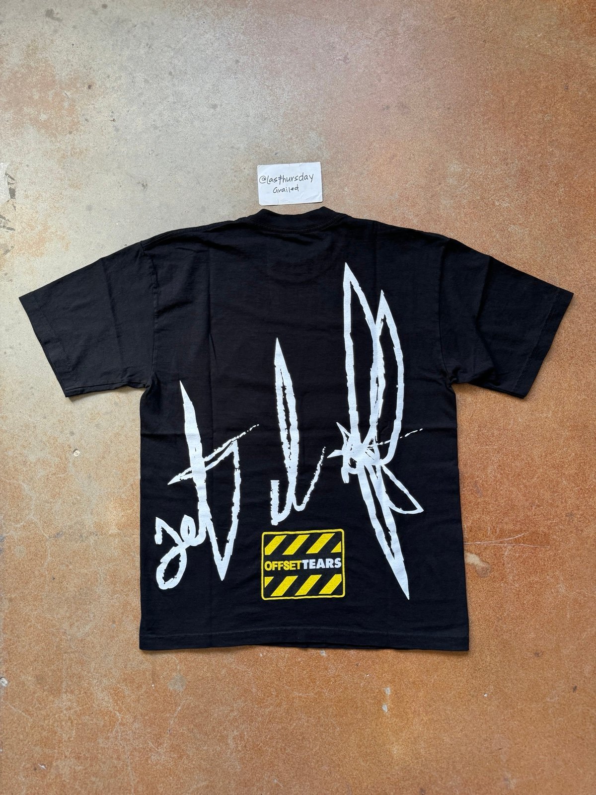 【関税・送料込】DENIM TEARS\tDetective Tee Black Denim Tears x OFFSET Tee #3 Black Large | Mercari