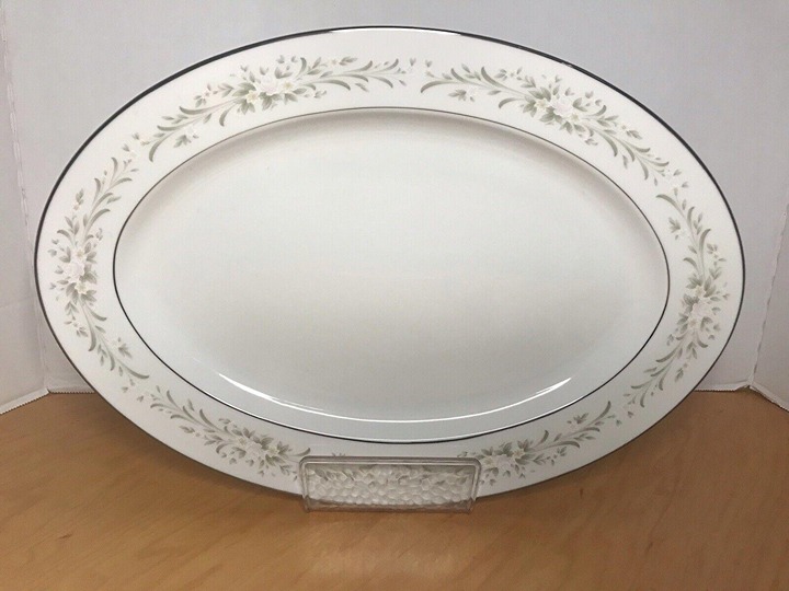 Vintage 479 Larksong By LynnBrooke Fine China 14” Serving Platter Discontinued