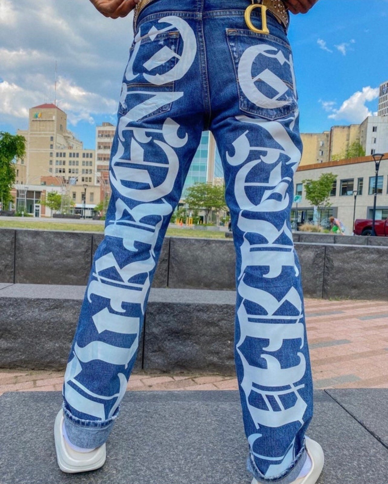 CVRRENT Custom Levi Blue Jeans