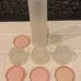 9pc Vintage Pink Tupperware w/RARE Pasta Insert