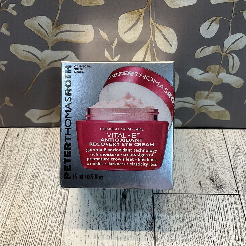 PETER THOMAS ROTH Vital-E Antioxidant Recovery Eye Cream 15mL/.5oz NIB
