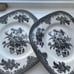 JOHNSON BROTHERS Square Asiatic Pheasant Plates (2)