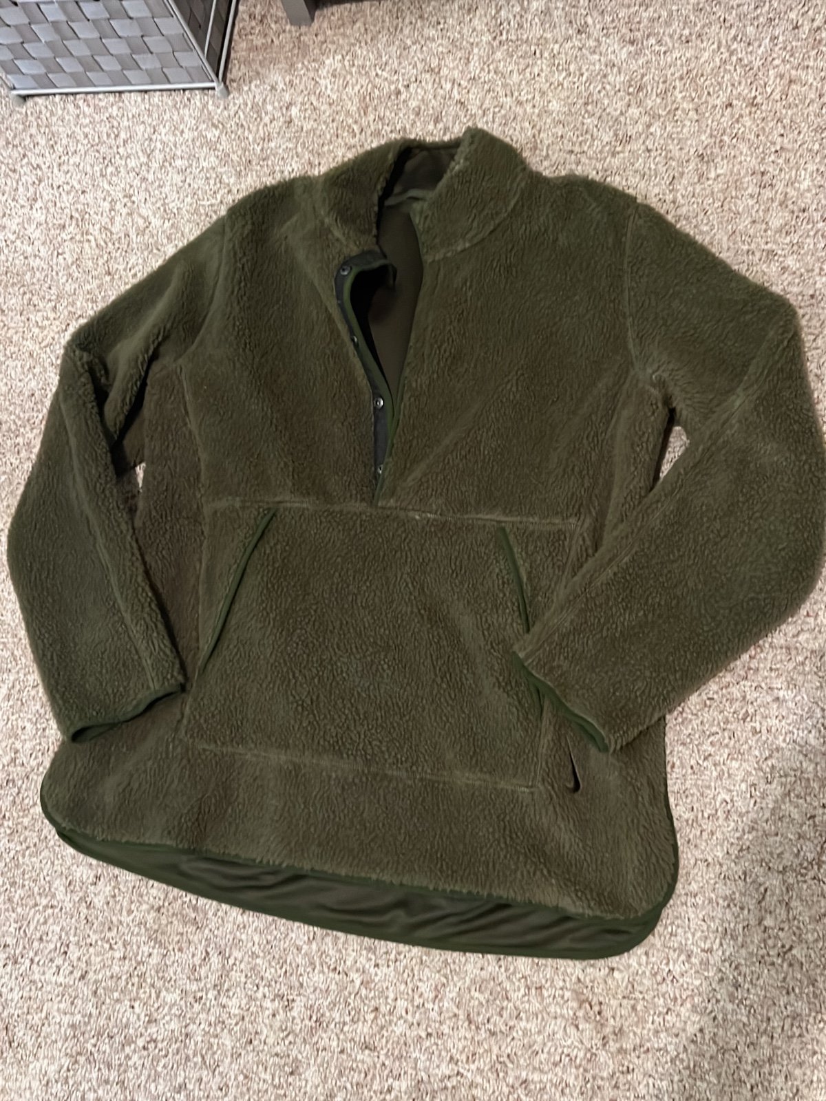 Nike Yoga Fleece pullover Sherpa green sweatshirt jacket tech retro Jordan