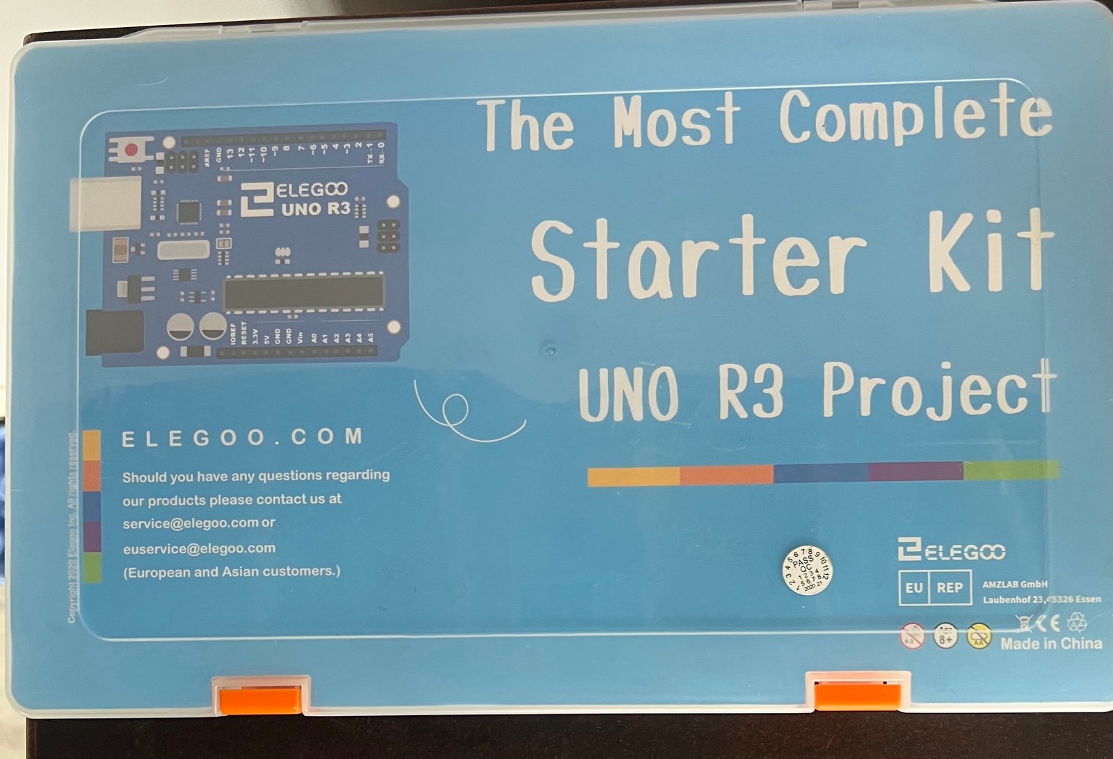 ELEGOO UNO R3 Project Most Complete Starter Kit with Tutorial Compatible with Ar