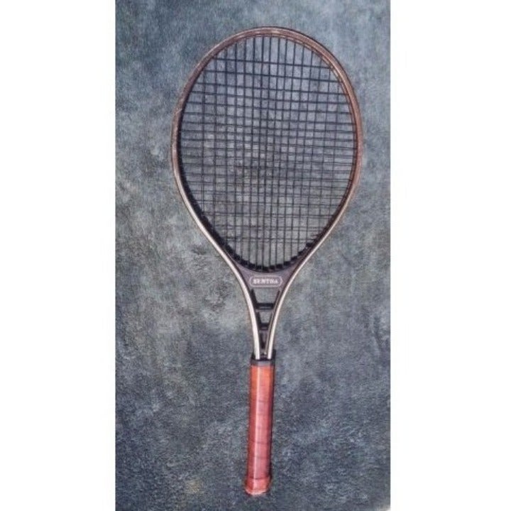 Vintage 80's Sentra Black Panther Tennis Racquet 4 1/4 L