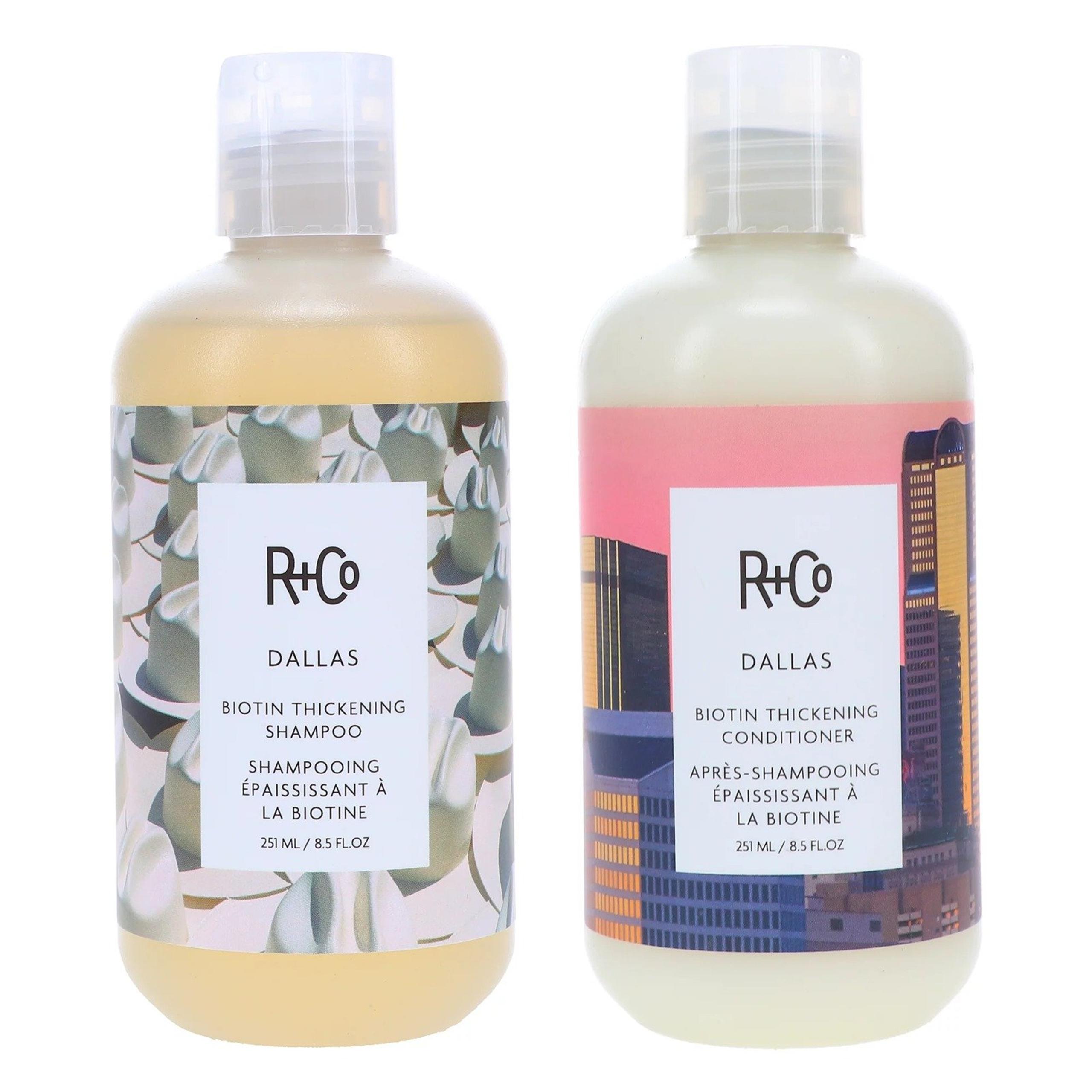 R+CO Dallas Biotin Thickening Shampoo 8.5 oz & Dallas Biotin Thickening Conditio
