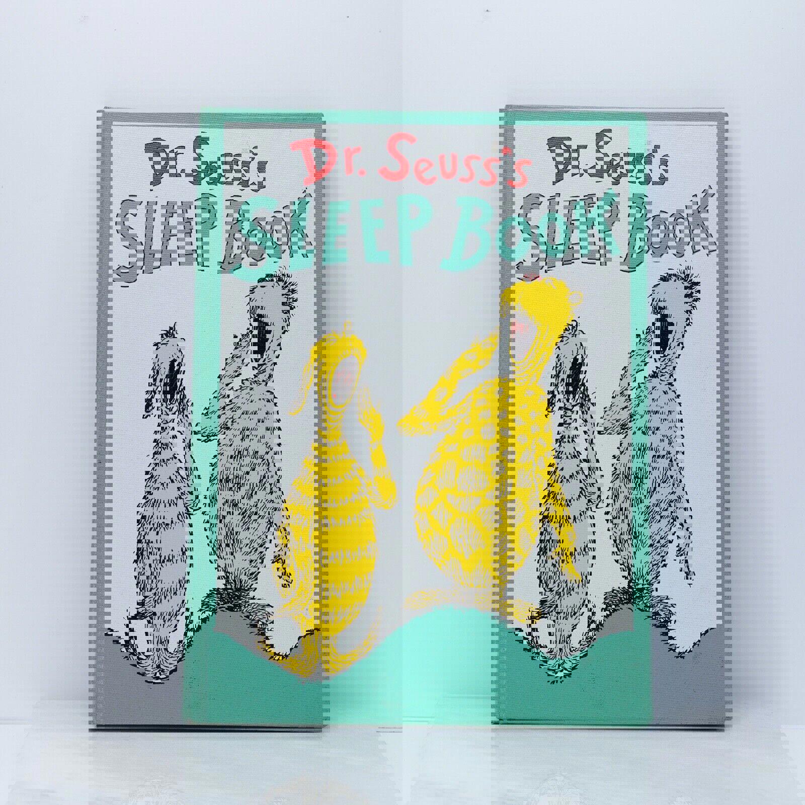 Vintage Dr. Seuss's Sleep Book by Seuss 1962, Hardcover - RARE Teal Random House