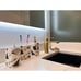 Bathroom Accessories Set Complete, 4 Piece Marble Pattern Bath Sets