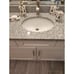 Bathroom Accessories Set Complete, 4 Piece Marble Pattern Bath Sets
