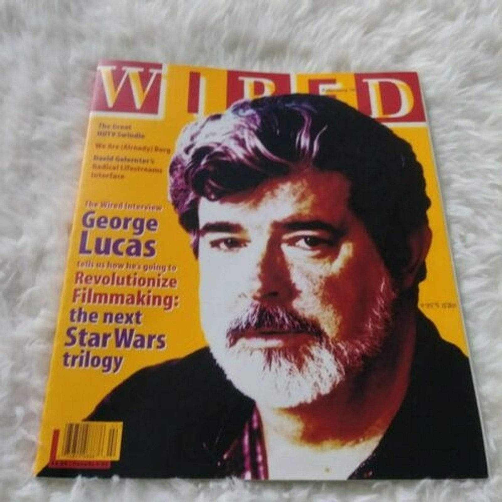 Wired Magazine George Lucas tech computer culture 90s vintage