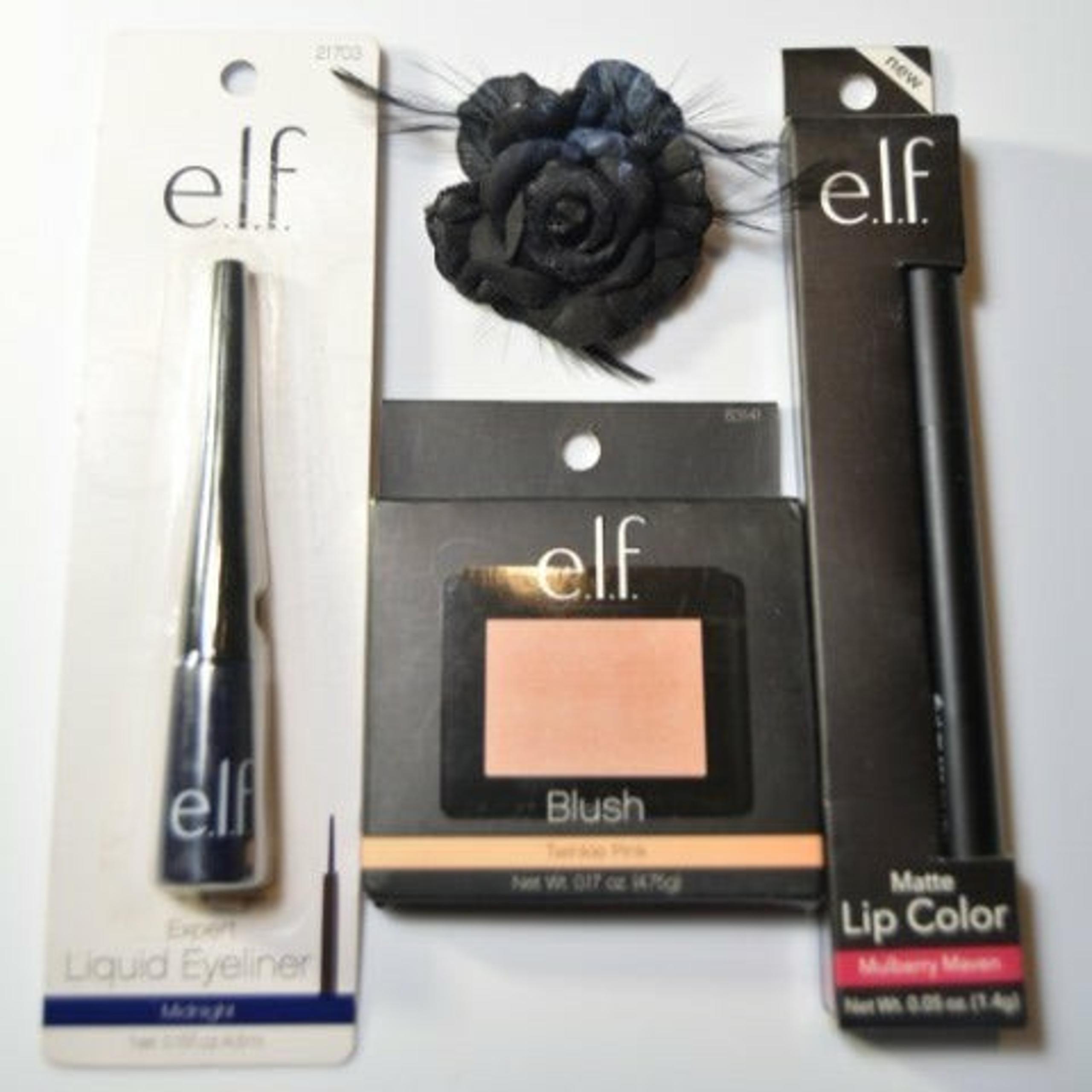 e.l.f.Lip Color, Blush & EyeLiner Bundle