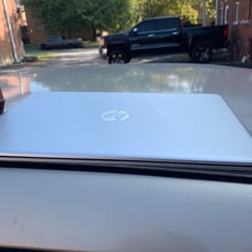 hp laptop silver 15.6 inch, 528 storage 8 gb fingerprint access. Brand new