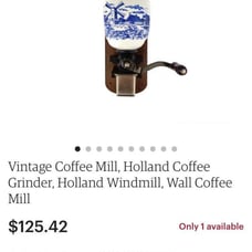 Vintage Holland Wall Coffee Grinder