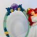 DISNEY PRINCESS LITTLE MERMAID ARIEL PICTURE FRAME DISNEYLAND RESORT SNOW GLOBE