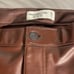 Abercrombie and Fitch The 90s Straight Ultra High Rise Brown Vegan Leather Pants