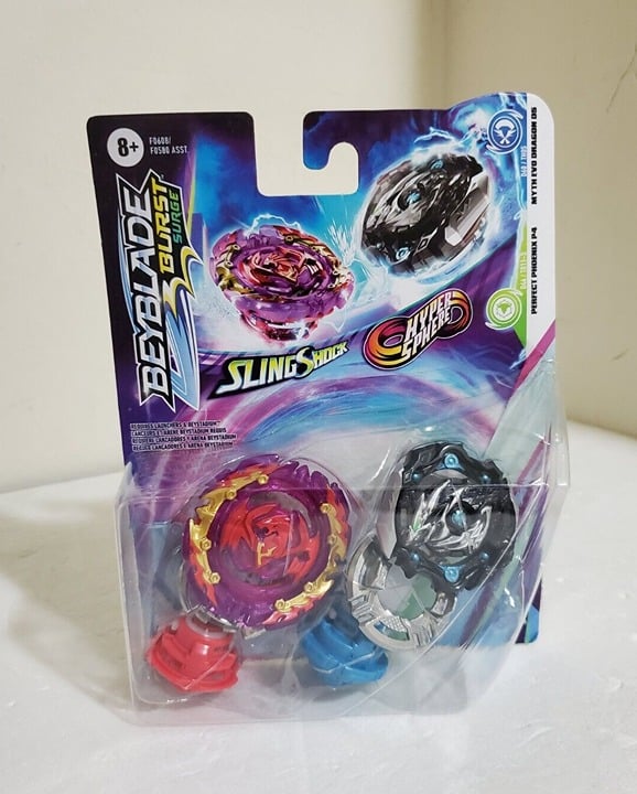 Beyblade Burst Surge SlingShock Hyper Perfect Phoenix P4 Myth Evo Dragon D5 Rare
