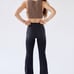 BDG Urban Outfitters Ruched V Front Flare Jeans