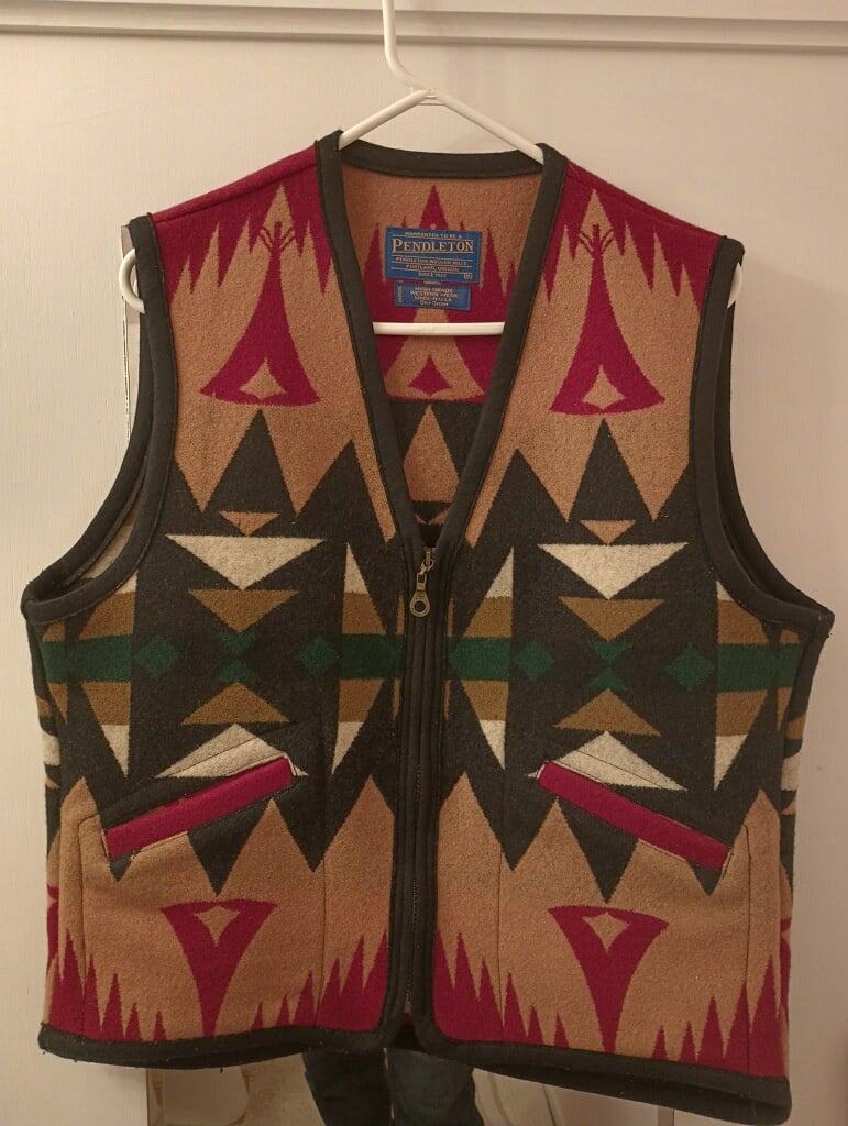 PENDLETON HIGH GRADE WESTERN WEAR Southwestern USA Aztec Vest
