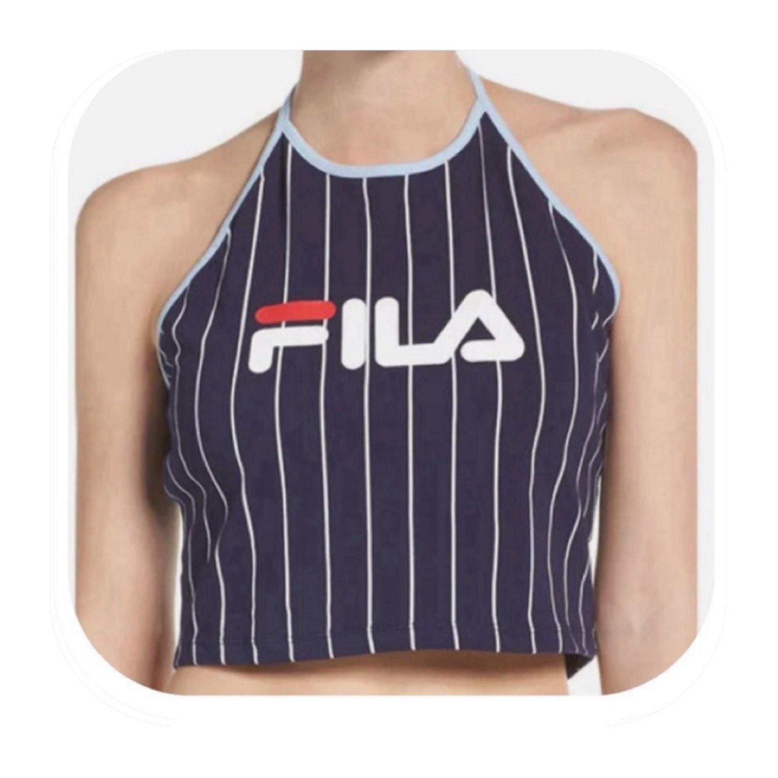 FILA M cropped halter top