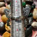Southwestern Sterling Silver and Turquoise Statement Butterfly Ring Size 7.75