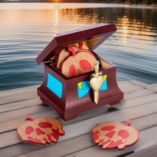 Disney Snow White Evil Queen Poison Apple Coaster Set Halloween Villians NEW