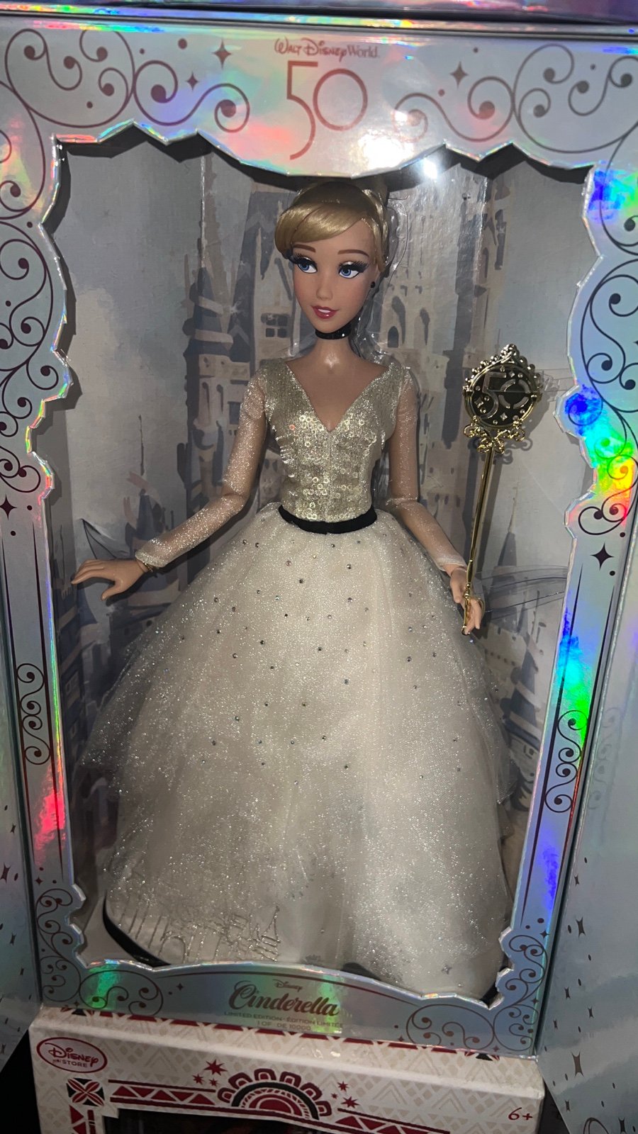 WDW 50th Anniversary CINDERELLA Limited Edition Doll