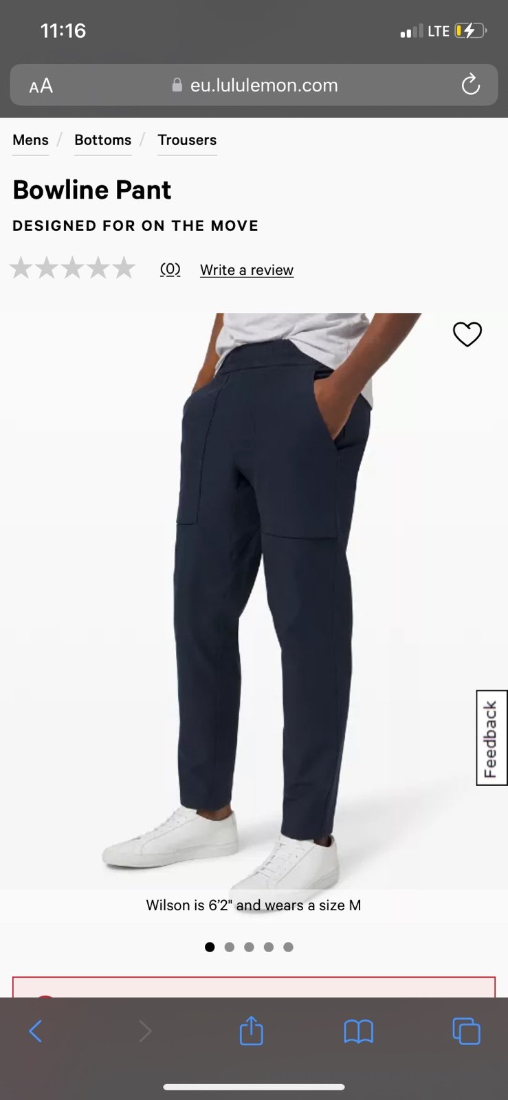 Lululemon Bowline Pant