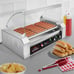GlasGlass Cover ONLY for Hot Dog 7 Roller Grill Cooker - Replacement or Upgrade