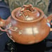 Chinese clay teapot with dogwood branching/3 in tell by 6 in wide