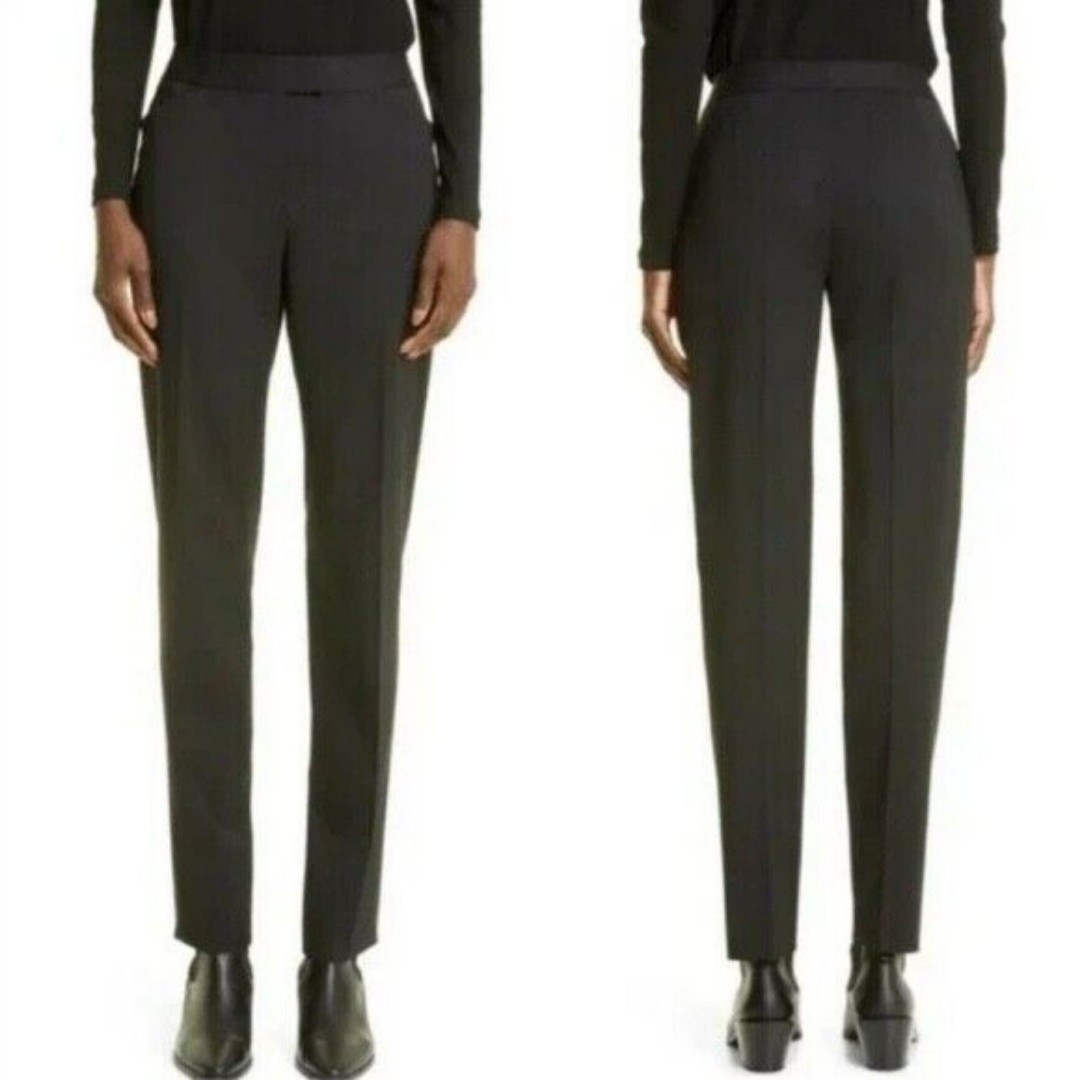 Irving Straight Leg Stretch Virgin Wool Pants Lafayette 148 New York Size 4 NWOT