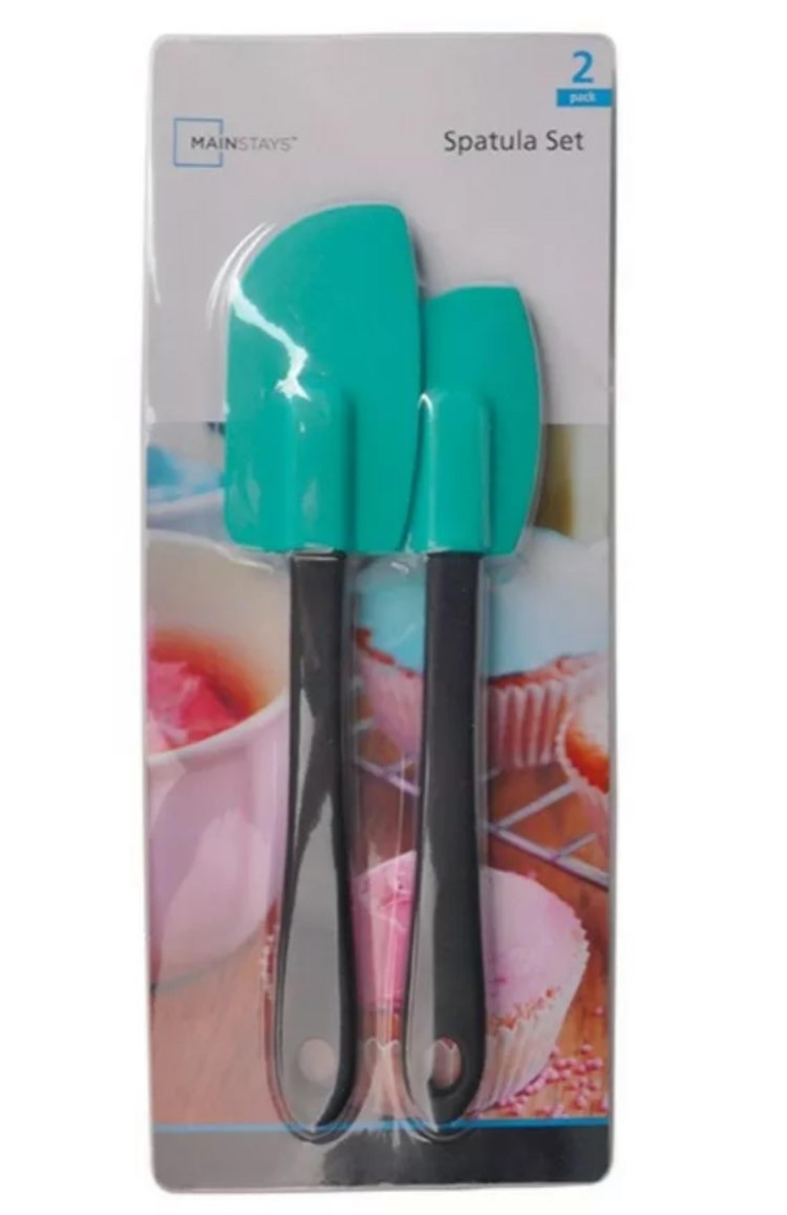 Mainstays Rubber Spatula Set 2 Count, Di