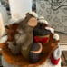 Charming Tails Fitz and Floyd Silent Night Stocking Holder 93/454