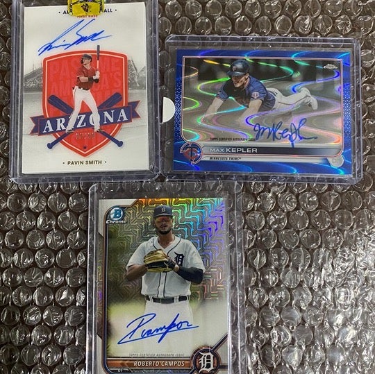On Card Autograph Baseball Lot