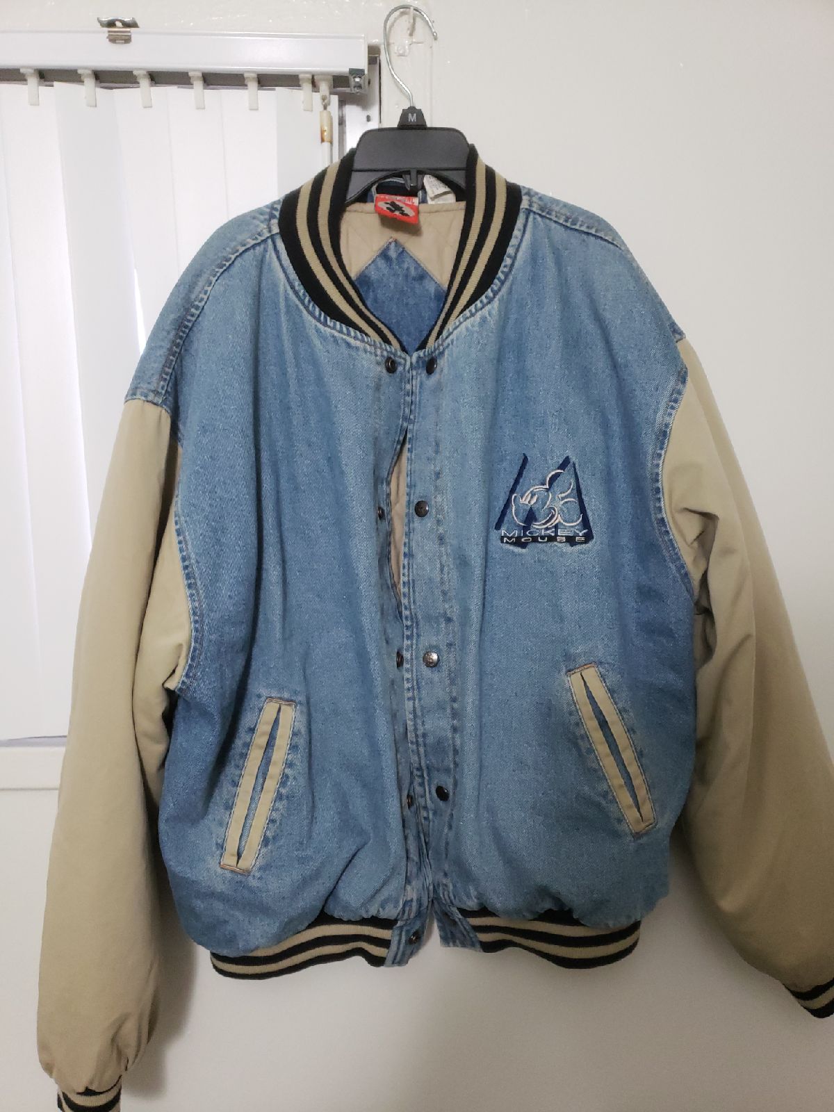 Vintage Mickey mouse varsity jacket