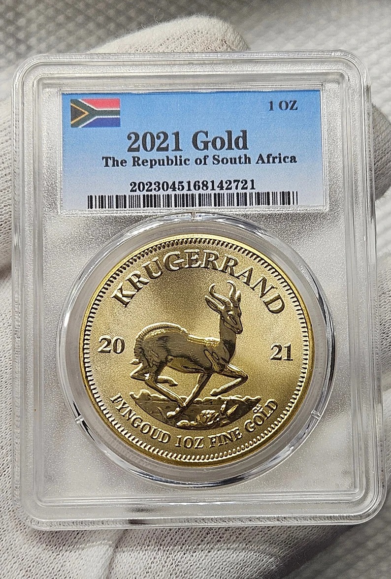 Krugerrand Coins 2021 The Republic of South Africa 1 Oz Collectible Coin Gold Co