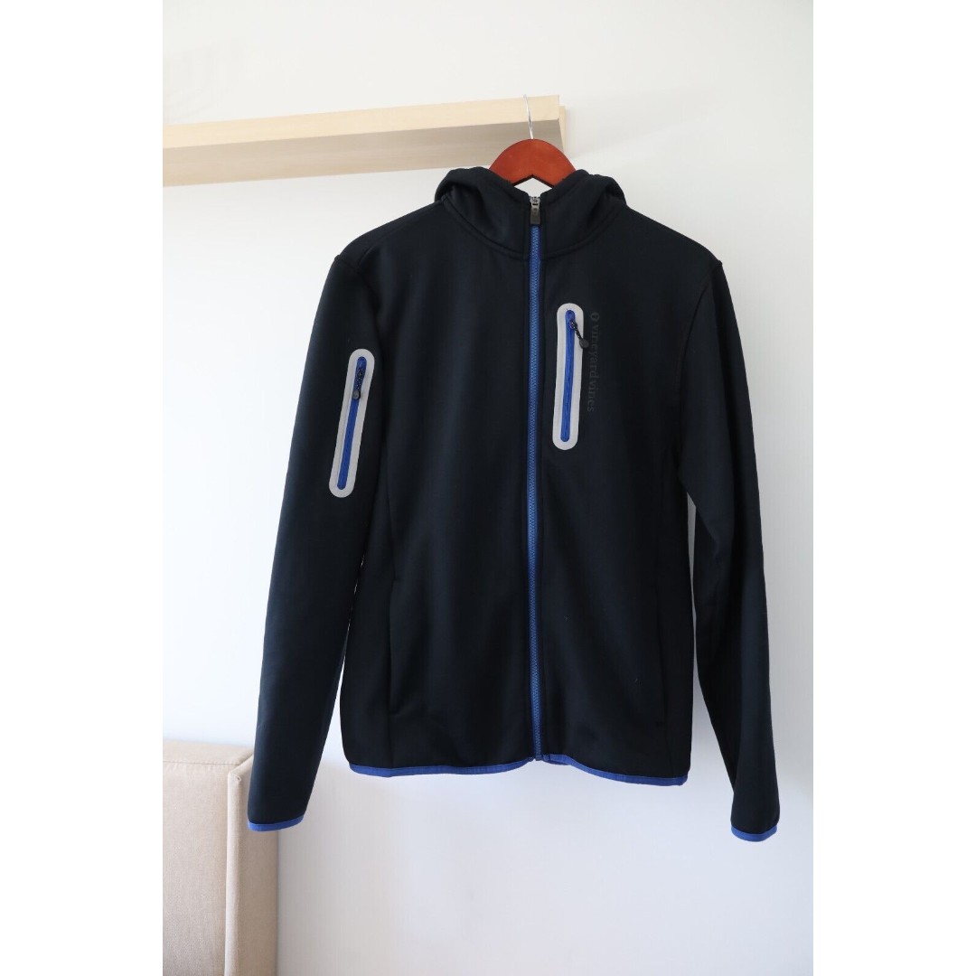 Vineyard Vines Mens Sz S Performance Sailing Tech Full Zip Hoodie Jacket Boat