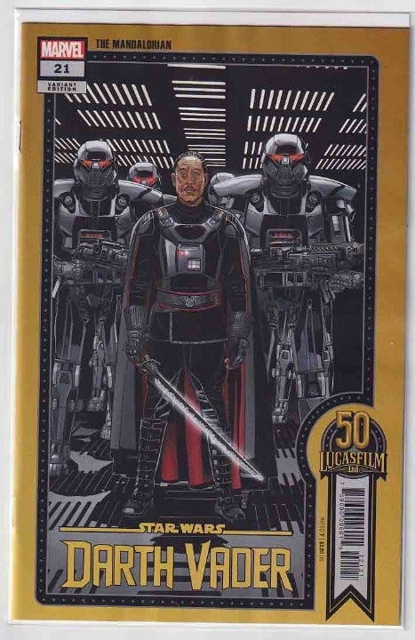 Star Wars: Darth Vader #21 (2022) 1st cover Appearance of Moff Gideon 1st Print