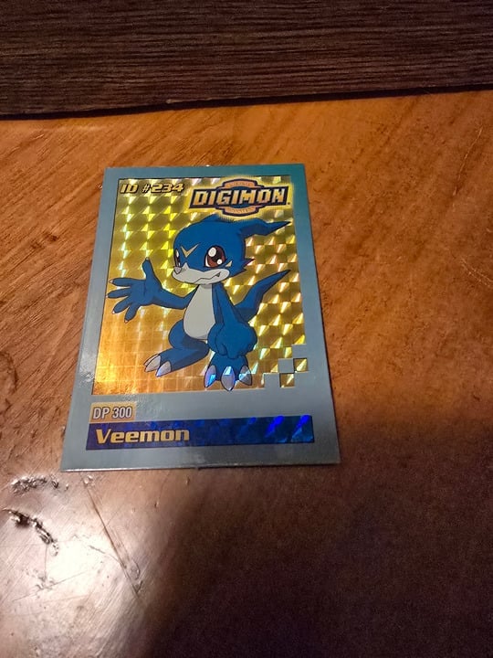 Digimon #234 Veemon Prism Holograhic 2000