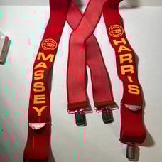 Massey Harris Suspenders Vintage Nice