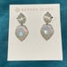 Kendra Scott Gold Quincy Earrings in Iridescent Slate