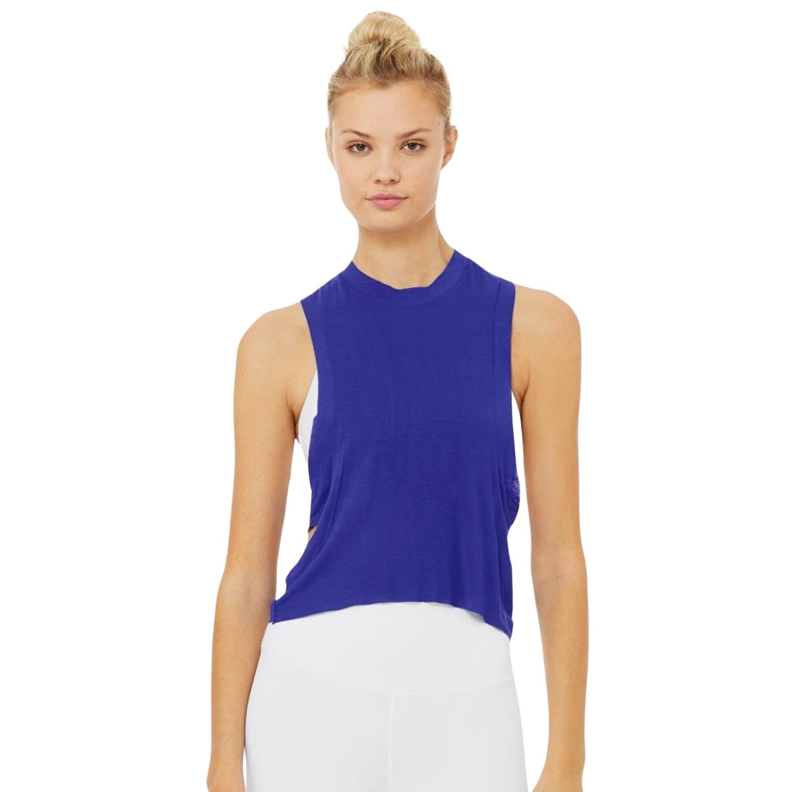 Alo Yoga Cool Elements Tank in Sapphire