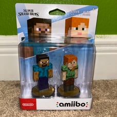 Amiibo Steve and Alex