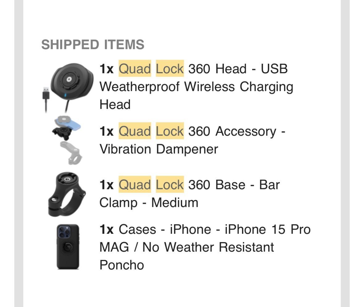 Quad Lock wireless bundle!