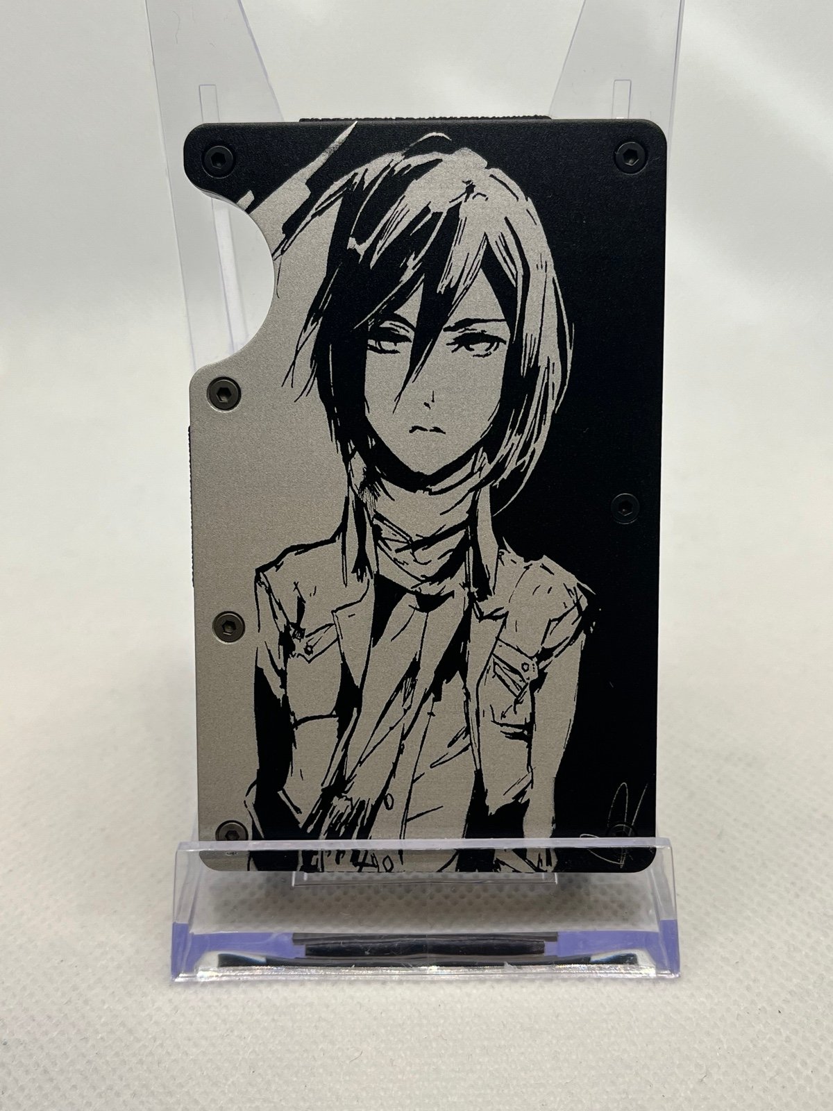 Mikasa Ackerman Attack On Titan Metal Wallet (RFID)
