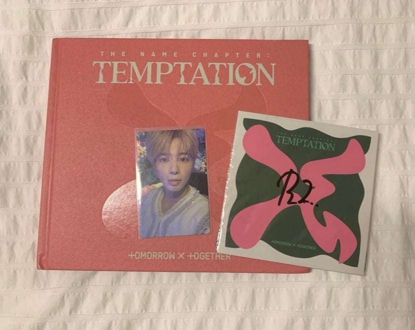 Txt signed album