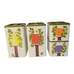 1950s RANSBURG Kitchen Canisters Retro COTTAGECORE HAND PAINTED Fruit MCM VTG