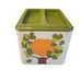 1950s RANSBURG Kitchen Canisters Retro COTTAGECORE HAND PAINTED Fruit MCM VTG