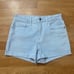 NWOT Good American baby blue high rise denim shorts size 6/28