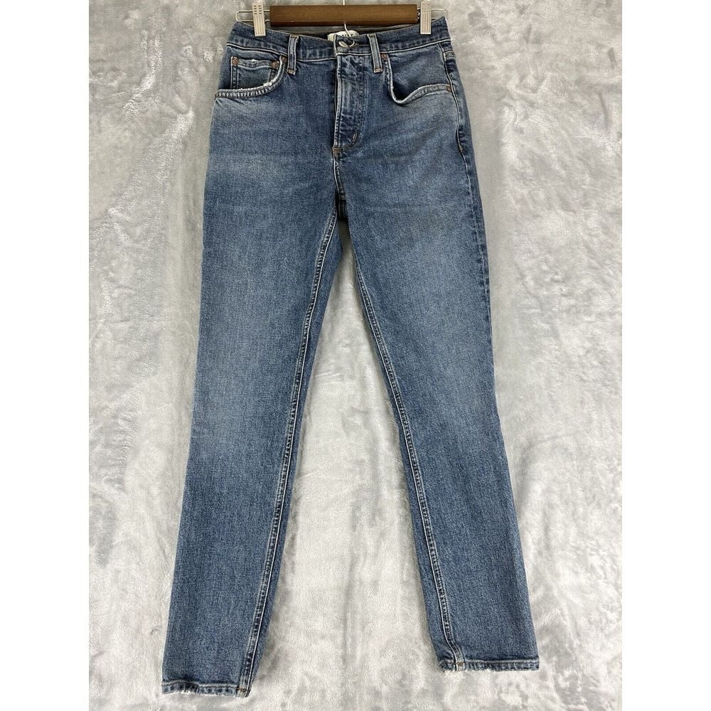 AGOLDE Women's Willow Mid Rise Slim Crop Jeans Size 25