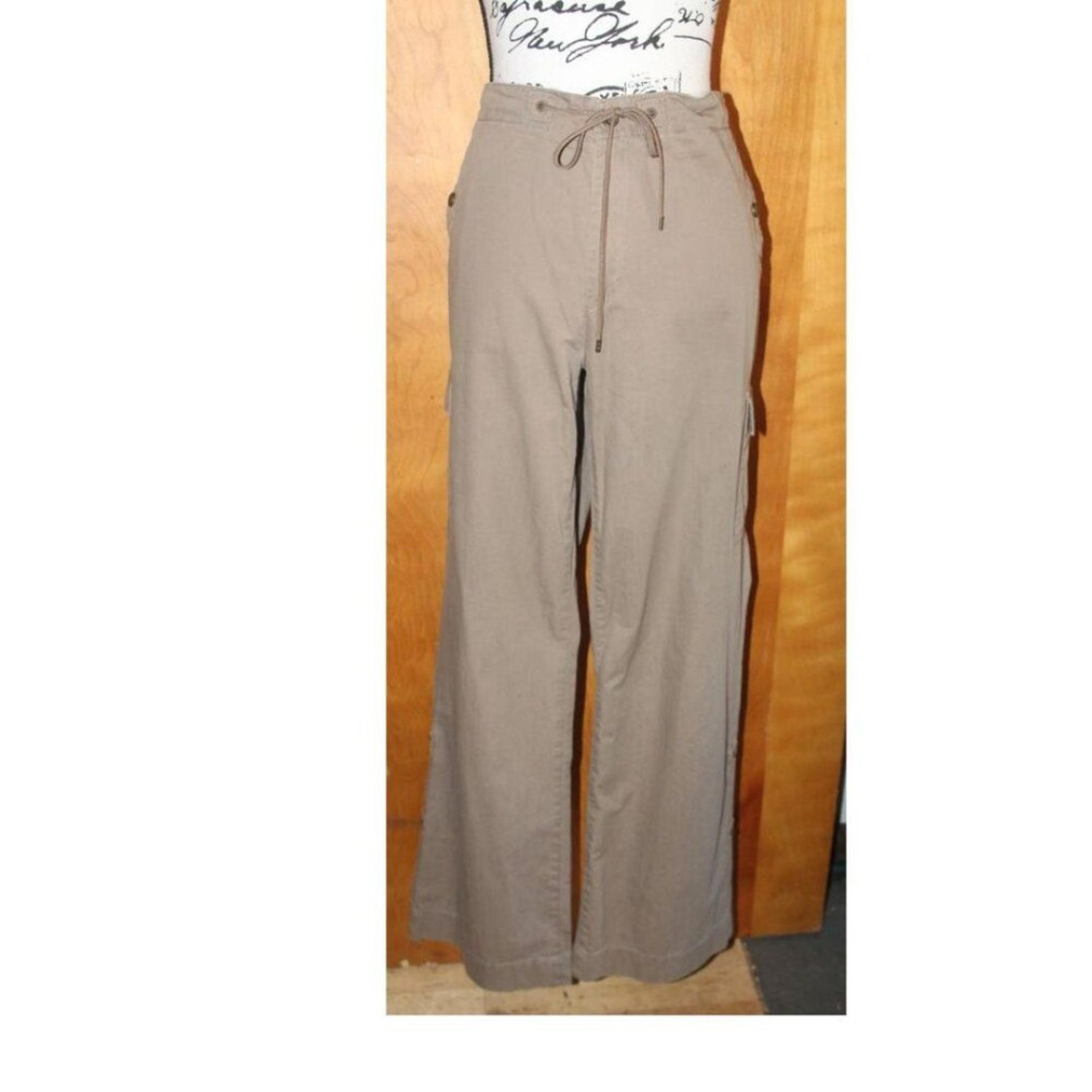 Eddie Bauer Mercer Fit Cargo Convertible Wide Leg Pants Plus Size 14